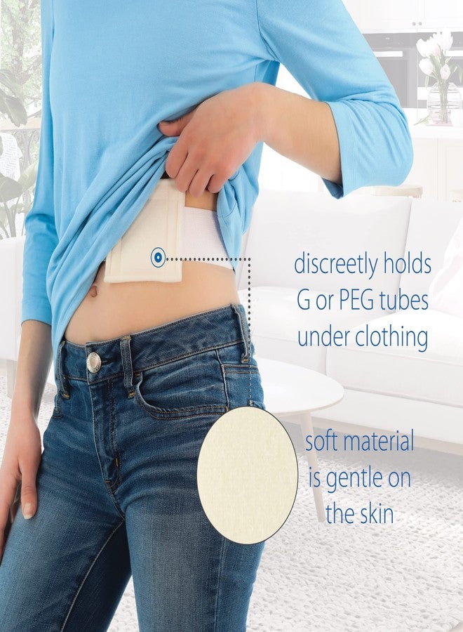 Core Products NelMed G-Tube Holder – Feeding Tube Belt Holder for PEG, G, J Tubes – Adjustable, Discreet Support for Tube Feeding – Small/Medium (30–45 inch Waist) - Image 2